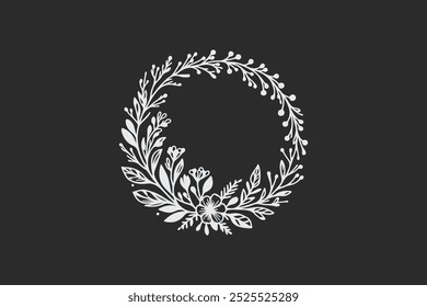 intricate black and white ornamental floral circle retro classic vintage  designs for decorative purposes and art projects free vector editable background 