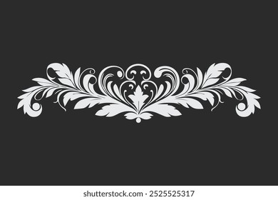 intricate black and white ornamental floral circle retro classic vintage  designs for decorative purposes and art projects free vector editable background 