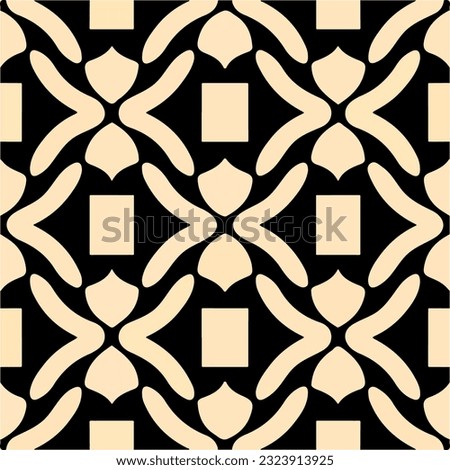 Intricate black and white pattern adorned with squares, reminiscent of patterned tilework and fractal muqarnas, presenting an elegant and decorative backdrop with hints of damask influence.