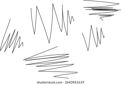 Intricate Black and White Recursive Line Drawing Art