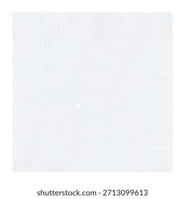 Padrão intrincado de contorno de linha azul