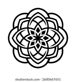  Intricate Celtic Mandala Design Featuring Interwoven Knots, Sacred Geometry, and Traditional Celtic Patterns for Spiritual and Decorative Artwork