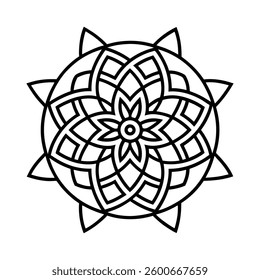 Intricate Celtic Mandala Design Featuring Interwoven Knots, Sacred Geometry, and Traditional Celtic Patterns for Spiritual and Decorative Artwork