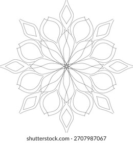 Mandala circular intrincada simbolizando harmonia.