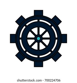 intricate gear icon image 