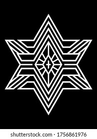 An intricate geometric mandala illustration.