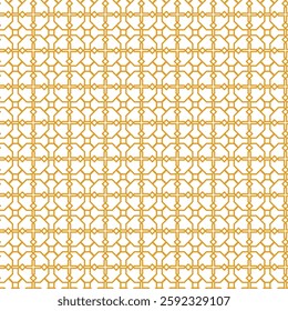 An intricate geometric pattern with a golden hue