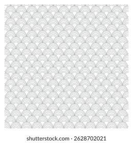 Intricate Geometric Pattern of Overlapping Arches