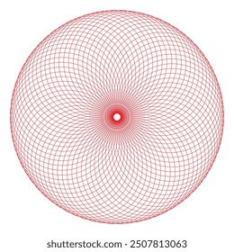 Intricate geometric sphere with color grid pattern.