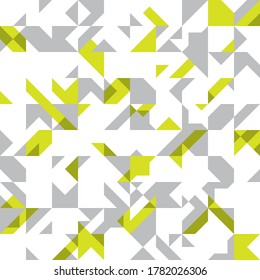 Intricate geometrical vector seamless pattern design, modern repeat background for web and print