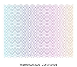 Intricate Guilloche Wave Pattern Background – Secure and Decorative Design for Banknotes, Diplomas, Certificates, Legal Documents, Luxury Packaging, Invitations, and High-End Branding