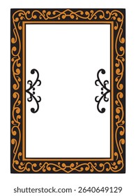 Intricate High-End Ornamental Border Decorative Vector