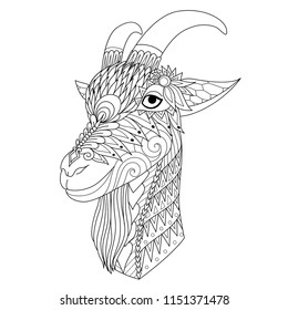 41 Top Coloring Pages For Adults Goats For Free