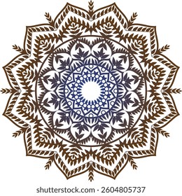 Intricate Mandala Design art vector