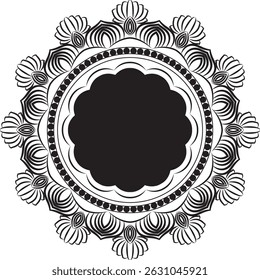 Design Mandala intrincado para fundos
