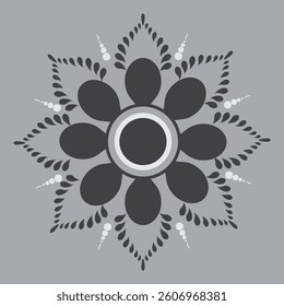 Intricate Mandala Design for Coloring