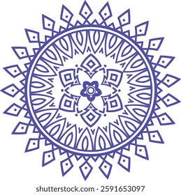 Intricate Mandala Design Symbolizing Harmony and Peace