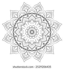 Intricate Mandala Ornament Background Design