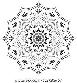Intricate Mandala Ornament Background Design