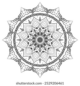 Intricate Mandala Ornament Background Design