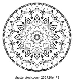 Intricate Mandala Ornament Background Design