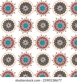 Intricate Mandala seamless pattern A Blend of Art and Tradition