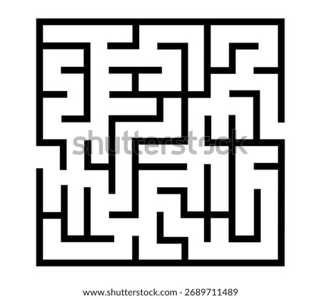 Intricate maze design for fun and cognitive development. perfect for puzzle lovers and brain exercise.