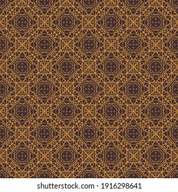 Intricate Middle Eastern Desert Seamless Pattern