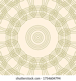 Intricate ornament. Decorative element for interior, greeting card, invitation. Vector background.
