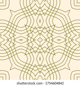 Intricate ornament. Decorative element for interior, greeting card, invitation. Vector background.
