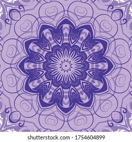 Intricate ornament. Decorative element for interior, greeting card, invitation. Vector background.
