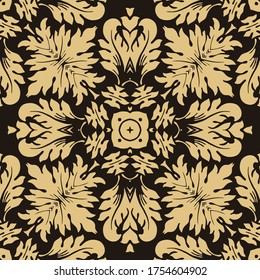 Intricate ornament. Decorative element for interior, greeting card, invitation. Vector background.
