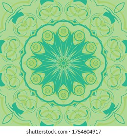 Intricate ornament. Decorative element for interior, greeting card, invitation. Vector background.
