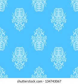 The intricate pattern in antique style for your design (CMYK)