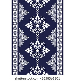 Intricate Pattern on navy color background