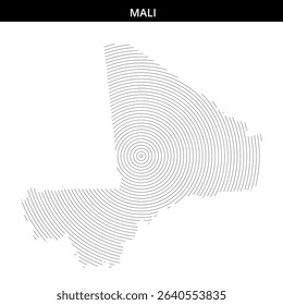 Intricate pattern showcases the richness of Mali's traditions