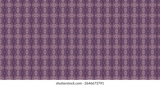 Intricate purple ornamental pattern with soft pink accents, perfect for textile applications, luxury wallpapers, and vintage decorative art.