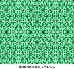 Intricate repeating matrix pattern of circles - seamless editable repeating vector background wallpaper