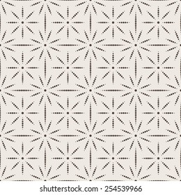 Intricate seamless geometric pattern in two colors