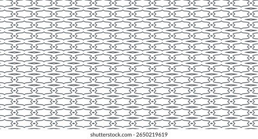 Intricate seamless pattern featuring shield-like shapes and sharp curves in a modern symmetrical layout. Perfect for wallpaper, fabric, or tech backgrounds. Abstract, seamless, pattern, modern, symmet