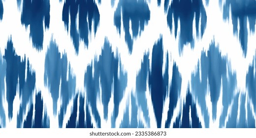 An intricate Shibori-patterned textile showcasing the ancient Japanese tie-dye technique, with deep indigo,tribal motif shibori Tie Dye pattern texture , Peony ink style.