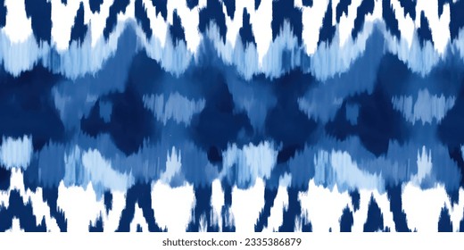 An intricate Shibori-patterned textile showcasing the ancient Japanese tie-dye technique, with deep indigo,tribal motif shibori Tie Dye pattern texture , Peony ink style.