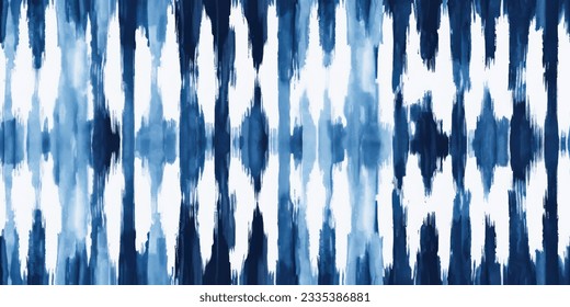 An intricate Shibori-patterned textile showcasing the ancient Japanese tie-dye technique, with deep indigo,tribal motif shibori Tie Dye pattern texture , Peony ink style.