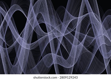 Intricate swirling light trails on dark background, lighttrails swirls abstractpatterns luminous