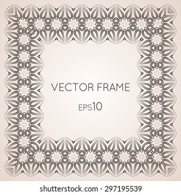 Intricate vector frame