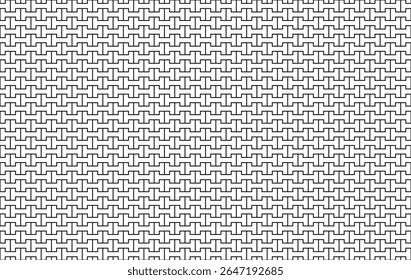 Intricate vector pattern with seamless ornamental geometry for textiles and wallpapers
