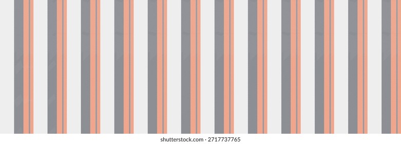 Líneas textiles de Vector intrincadas, franja de tela de repetición sin costuras. Vertical de textura de patrón de fondo en línea en paleta de colores blancos y oscuros.