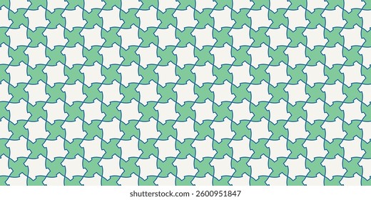 An intricate and vibrant geometric tile pattern featuring a mix of shapes and colors. For backgrounds design projects, and decorative purposes.