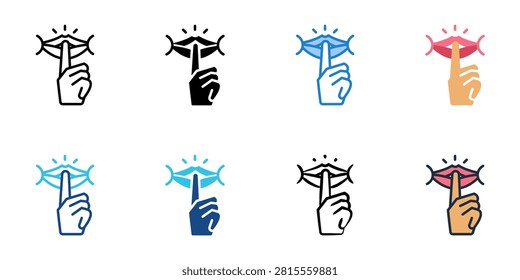 Intrigue icons set multiple style collection. Editable stroke 
