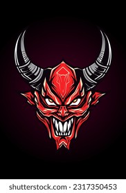 Intriguing Baphomet Head Illustration Unveil the secrets of the occult with this captivating artwork. Intricate design and occult symbolism create a sense of intrigue and mystery